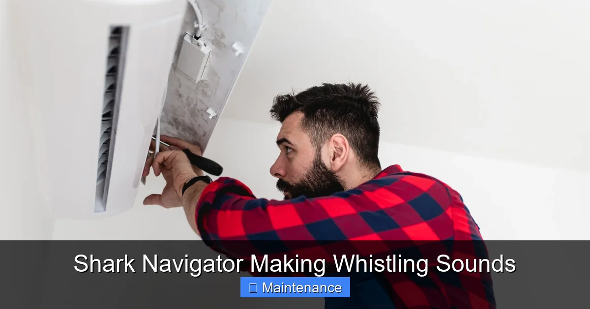 Shark Navigator Making Whistling Sounds