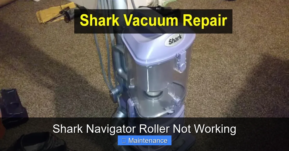Shark Navigator Roller Not Working