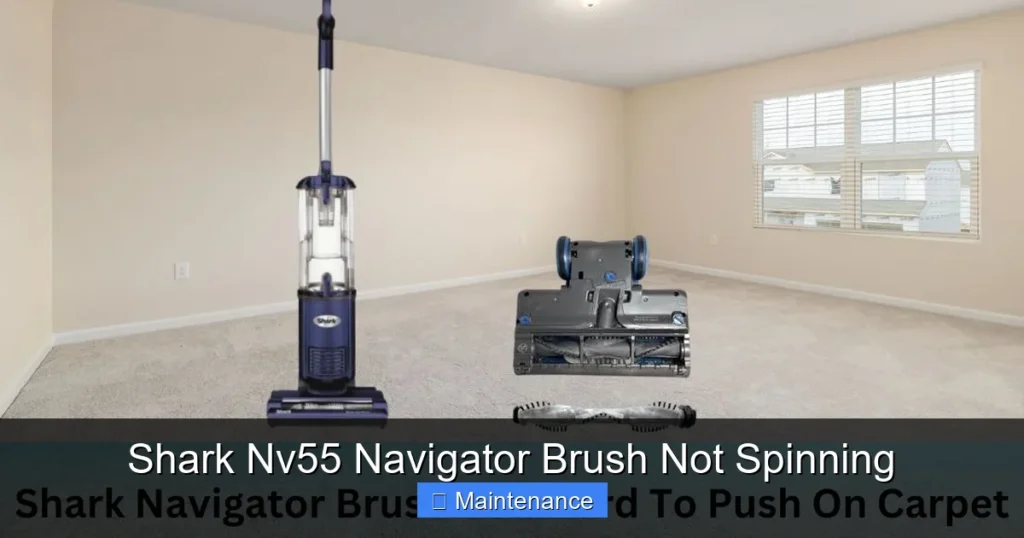 Shark Nv55 Navigator Brush Not Spinning