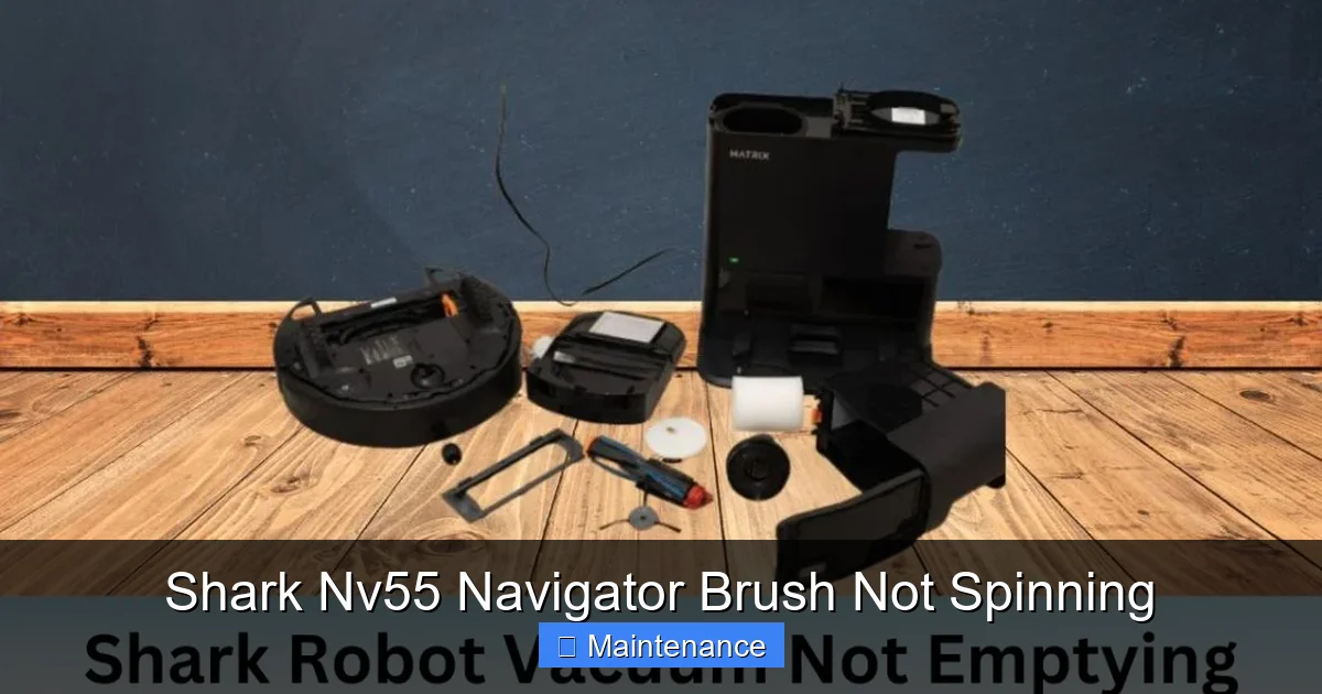 Shark Nv55 Navigator Brush Not Spinning