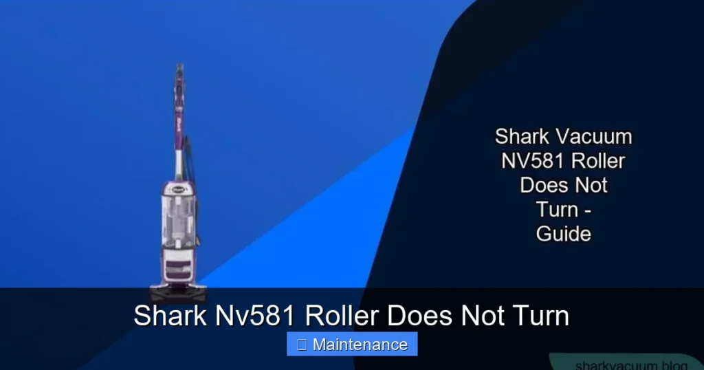 Shark Nv581 Roller Does Not Turn