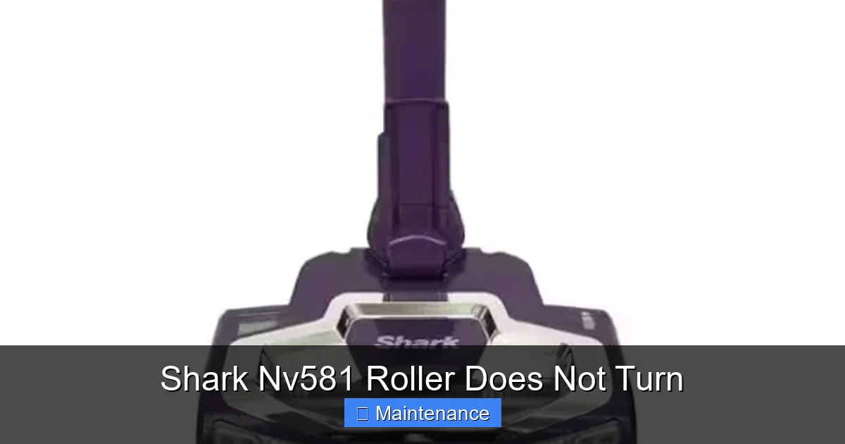 Shark Nv581 Roller Does Not Turn