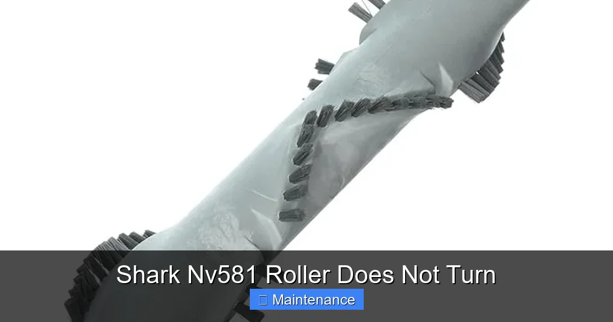 Shark Nv581 Roller Does Not Turn