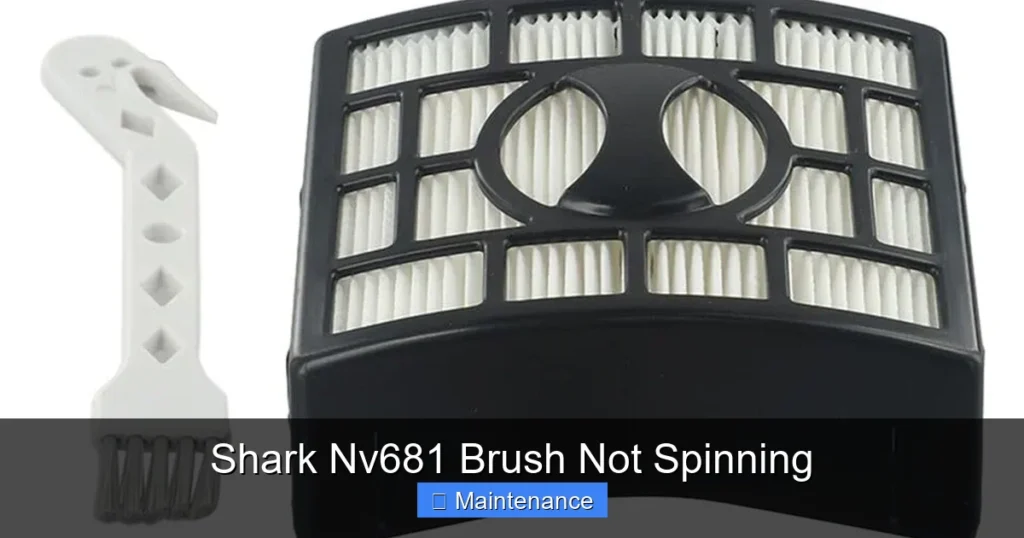 Shark Nv681 Brush Not Spinning