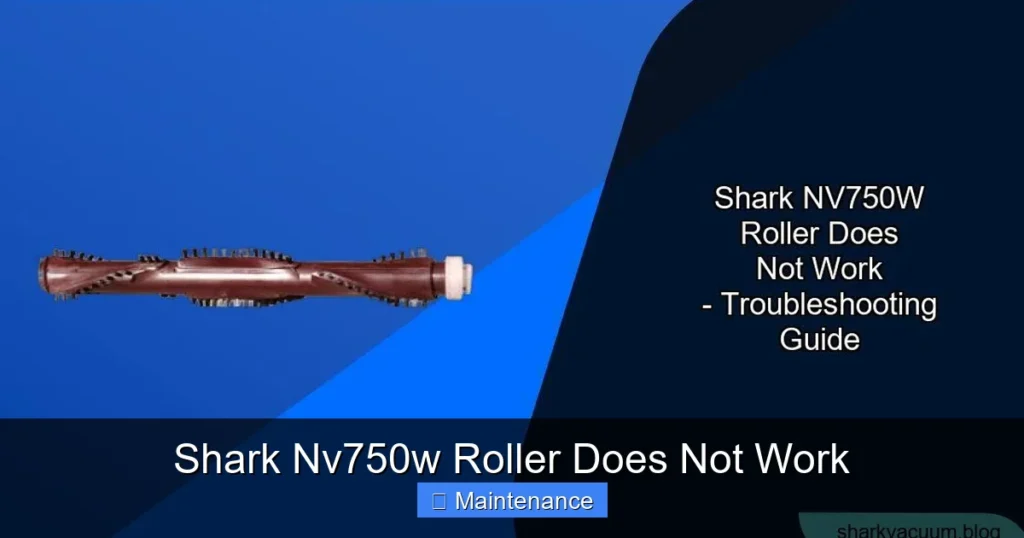 Shark Nv750w Roller Does Not Work