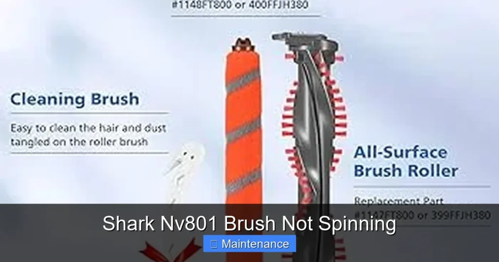 Shark Nv801 Brush Not Spinning