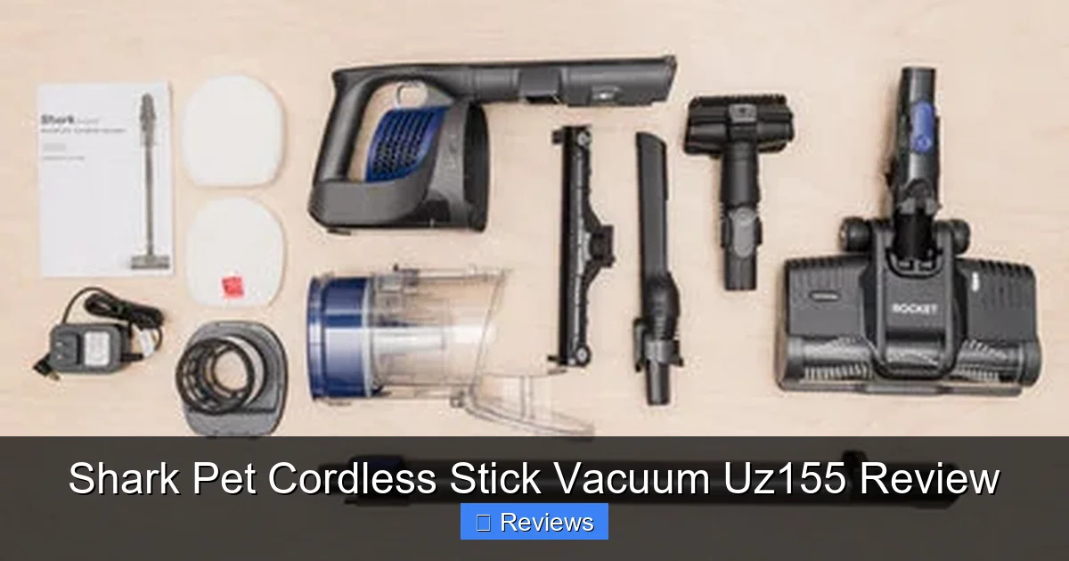 Shark Pet Cordless Stick Vacuum Uz155 Review