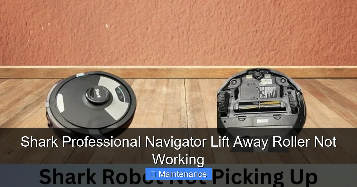 Shark Professional Navigator Lift Away Roller Not Working