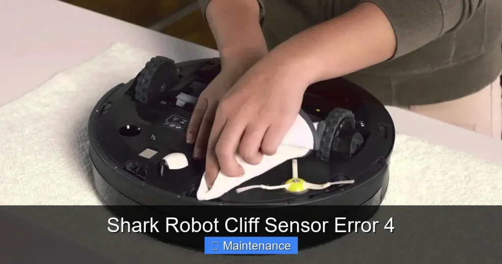 Shark Robot Cliff Sensor Error 4