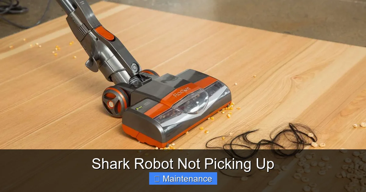 Shark Robot Not Picking Up