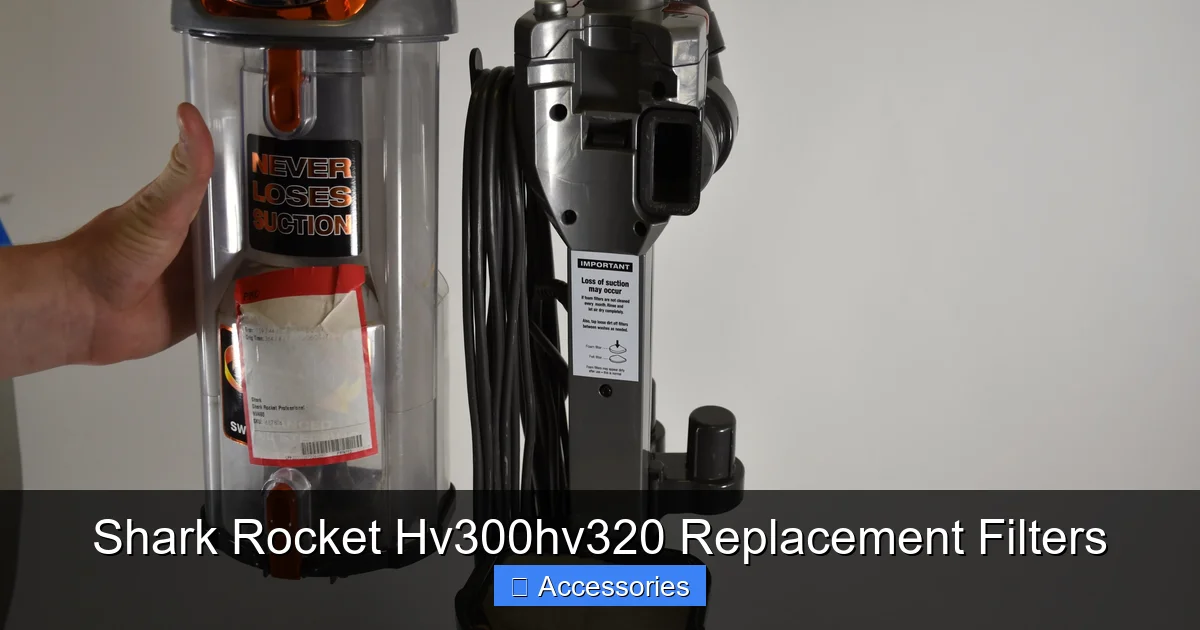 Shark Rocket Hv300hv320 Replacement Filters