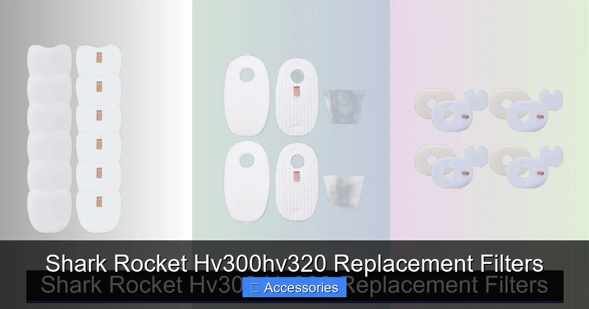 Shark Rocket Hv300hv320 Replacement Filters
