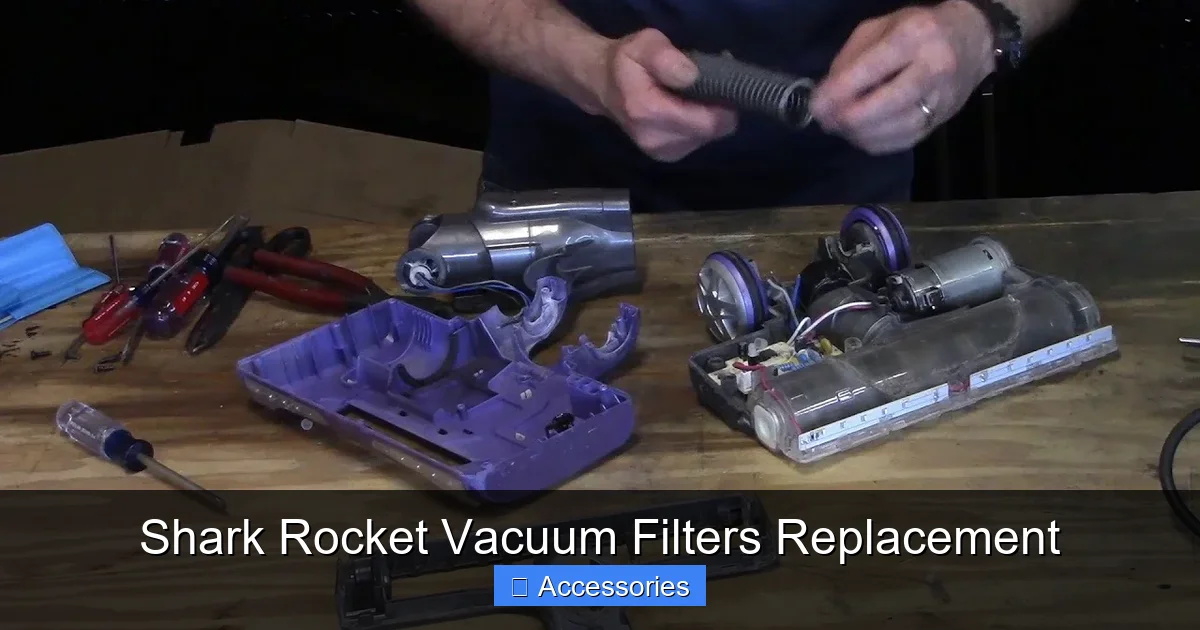 Shark Rocket Vacuum Filters Replacement