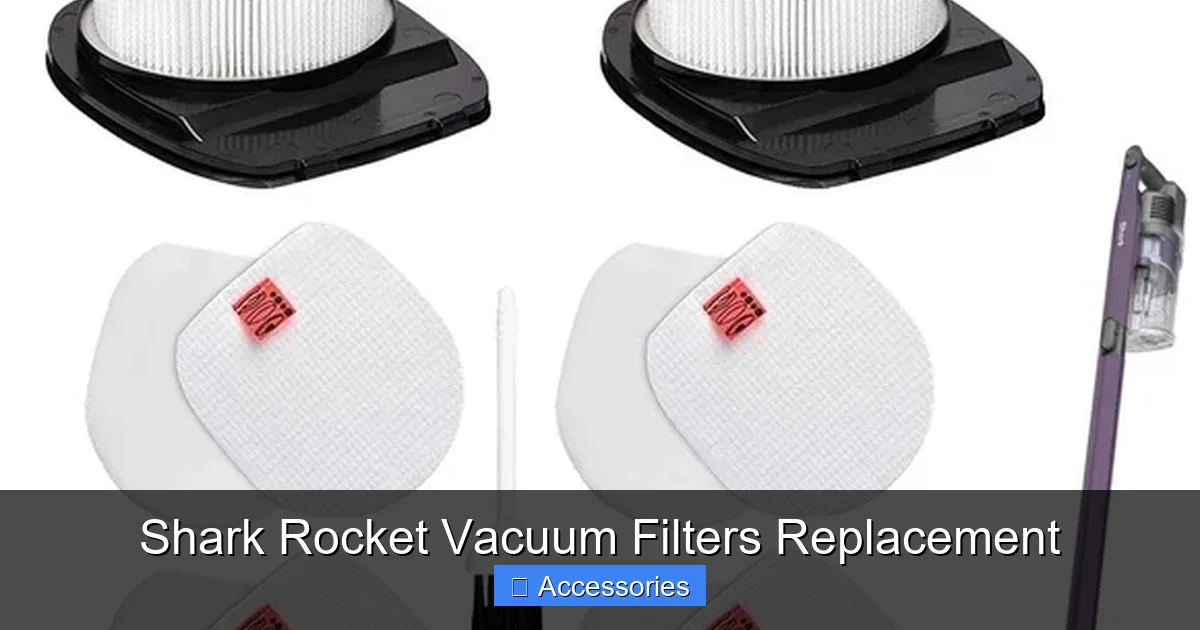 Shark Rocket Vacuum Filters Replacement