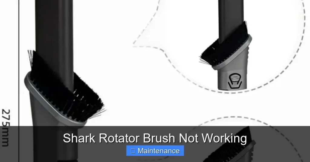 Shark Rotator Brush Not Working