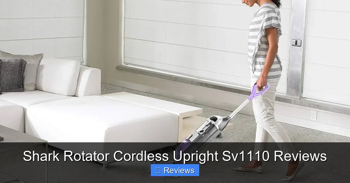 Shark Rotator Cordless Upright Sv1110 Reviews