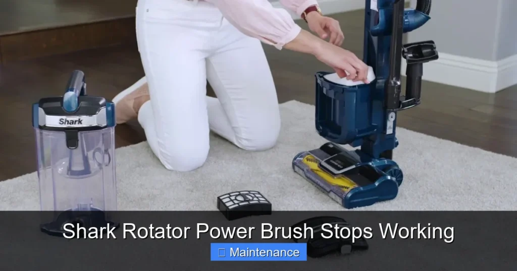 Shark Rotator Power Brush Stops Working