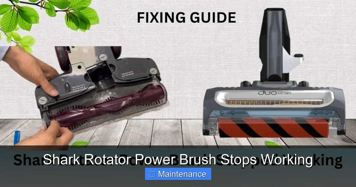 Shark Rotator Power Brush Stops Working