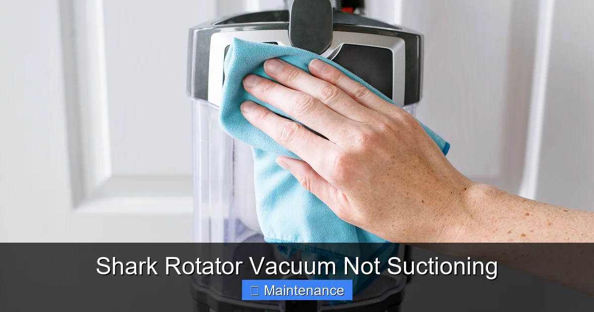 Shark Rotator Vacuum Not Suctioning