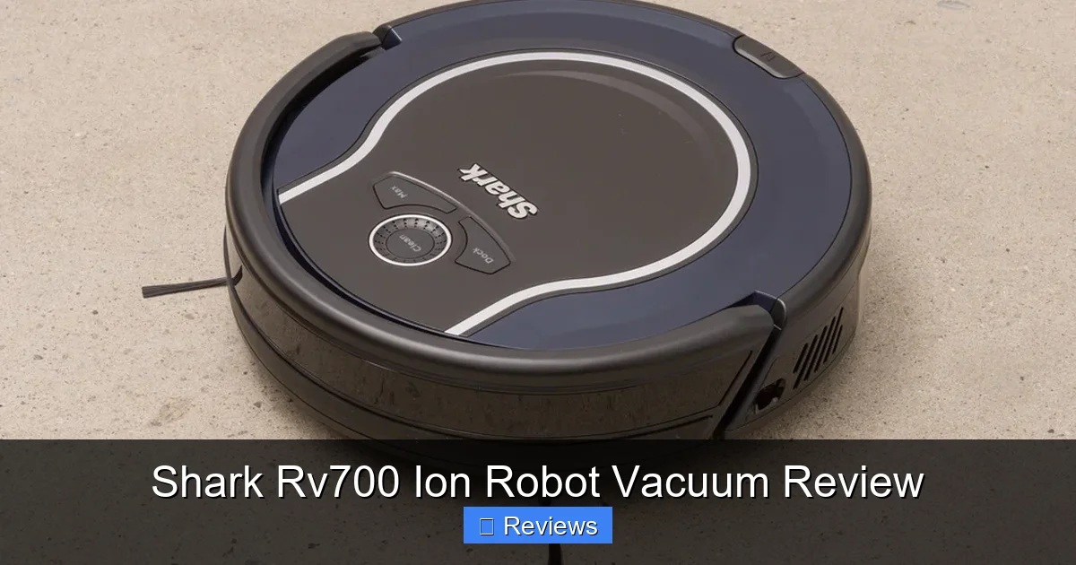 Shark Rv700 Ion Robot Vacuum Review