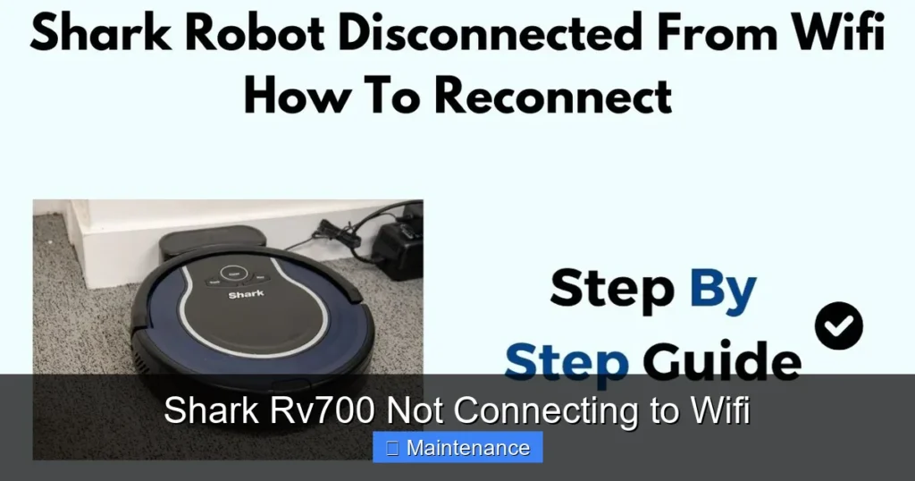 Shark Rv700 Not Connecting to Wifi
