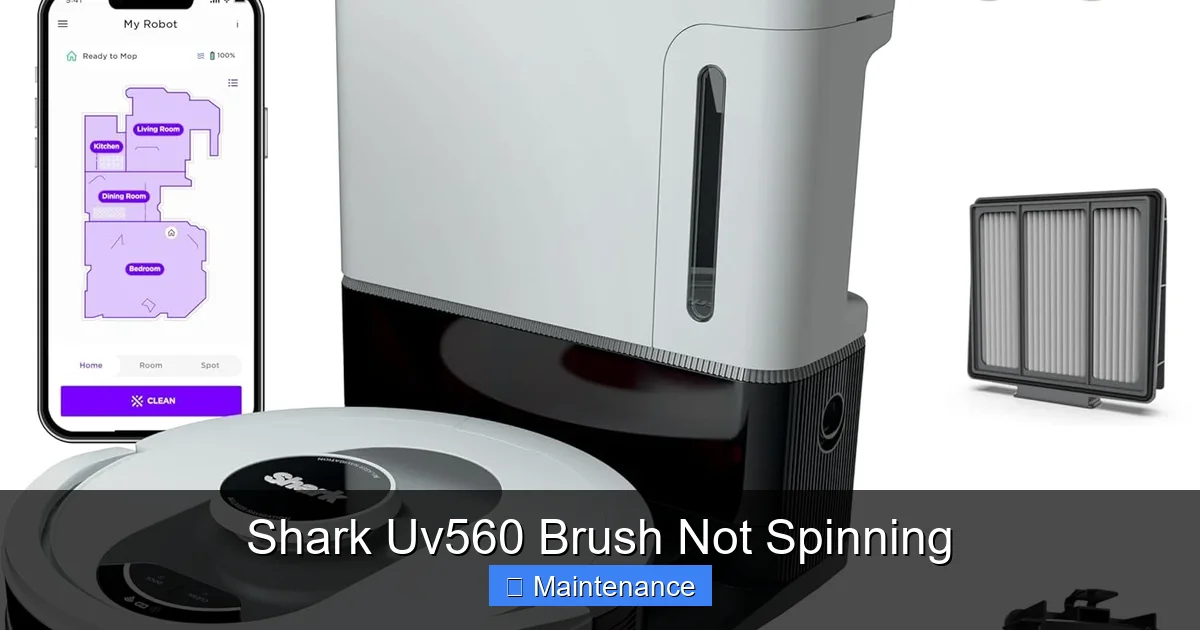Shark Uv560 Brush Not Spinning