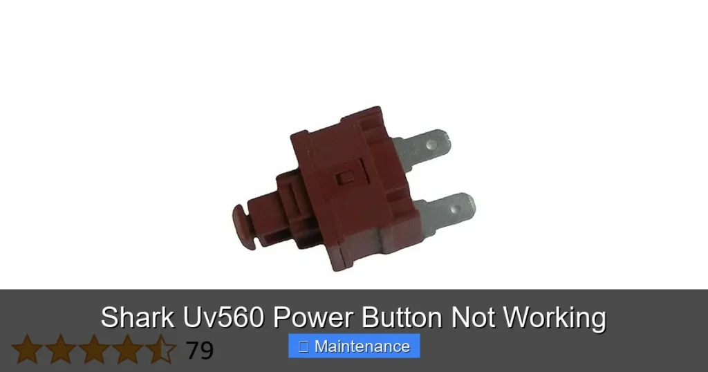 Shark Uv560 Power Button Not Working