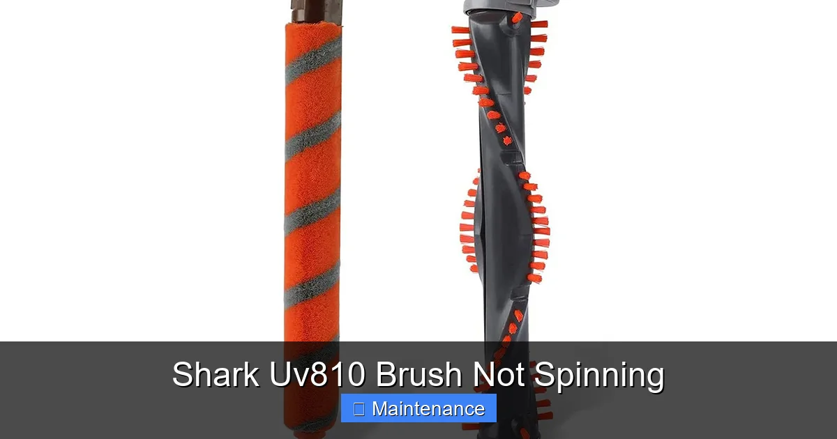 Shark Uv810 Brush Not Spinning