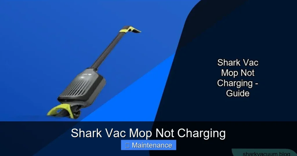 Shark Vac Mop Not Charging