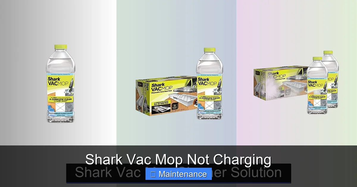 Shark Vac Mop Not Charging