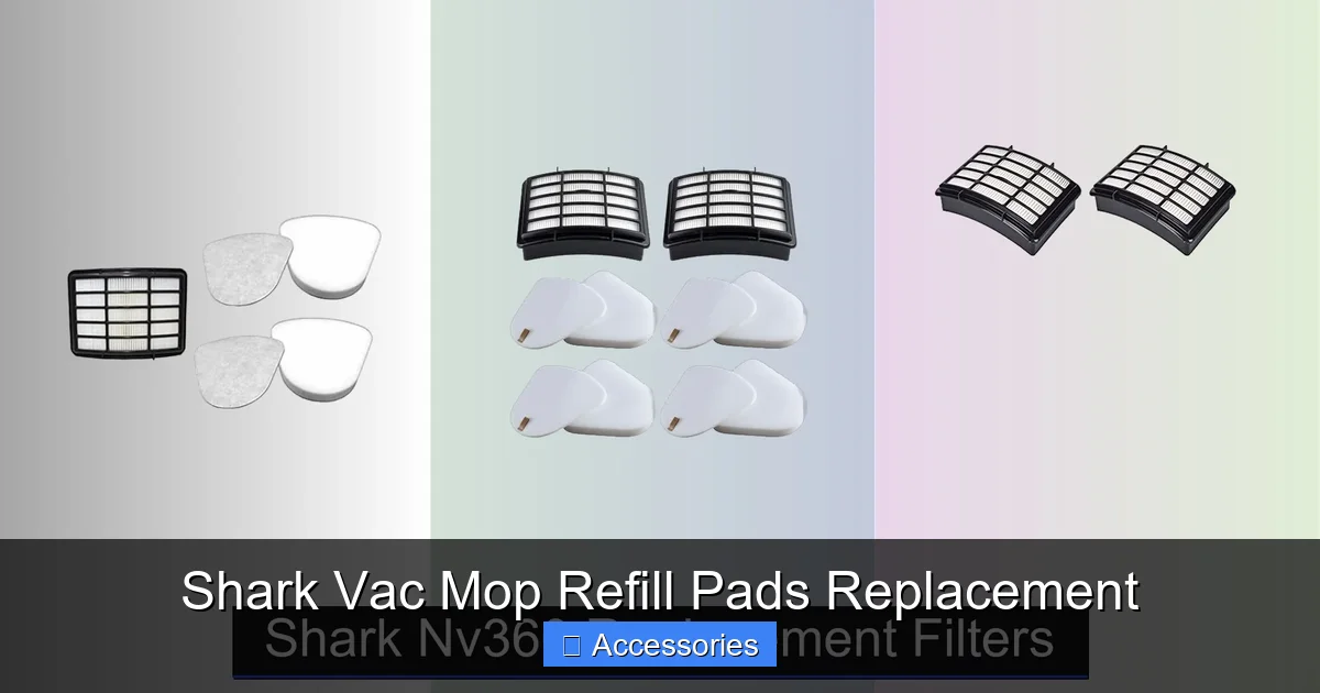 Shark Vac Mop Refill Pads Replacement