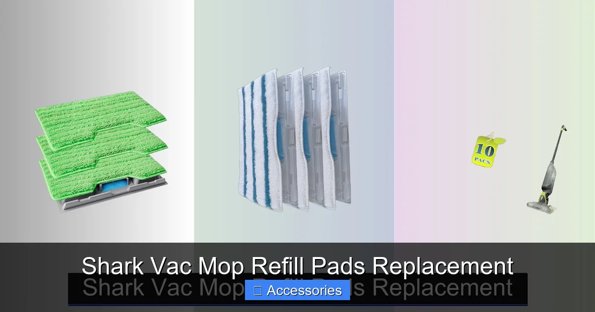 Shark Vac Mop Refill Pads Replacement