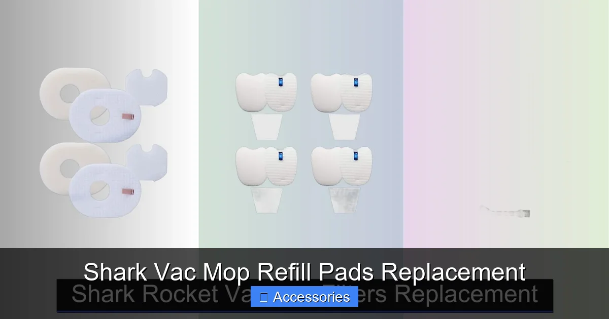 Shark Vac Mop Refill Pads Replacement