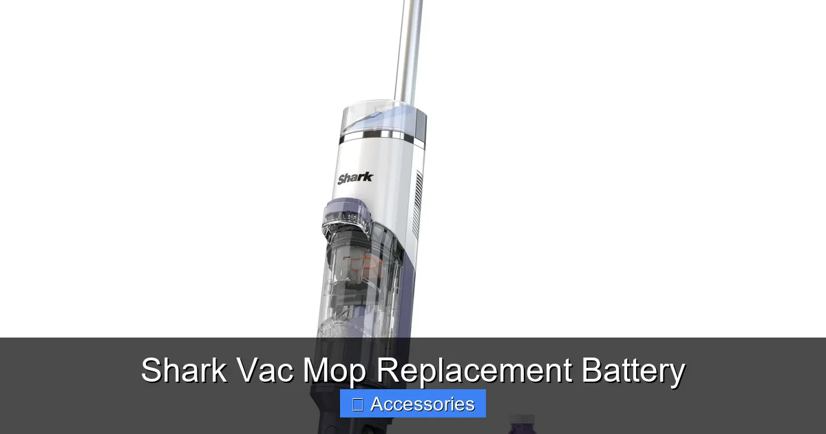 Shark Vac Mop Replacement Battery