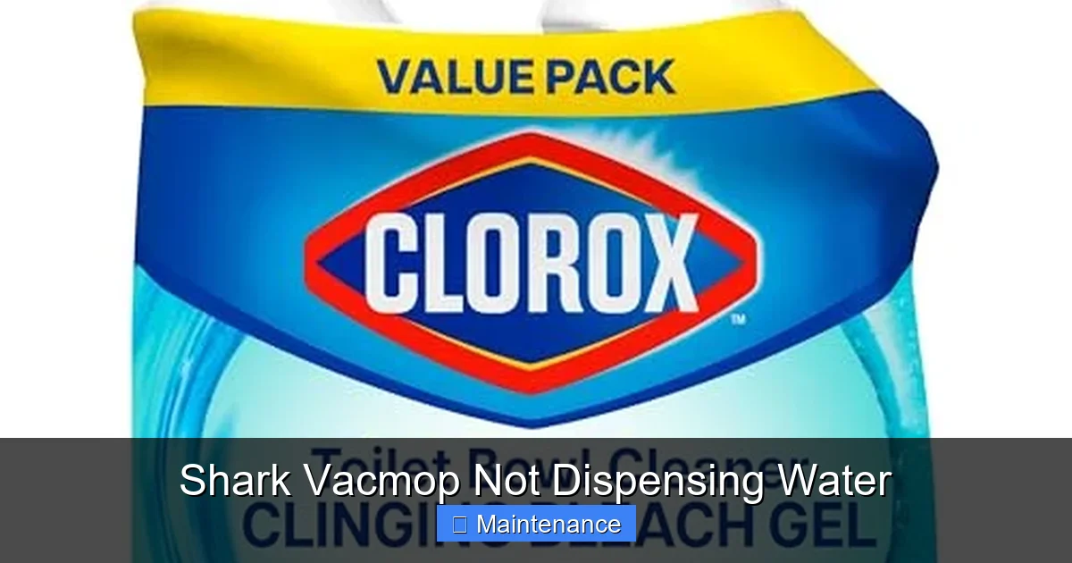 Shark Vacmop Not Dispensing Water