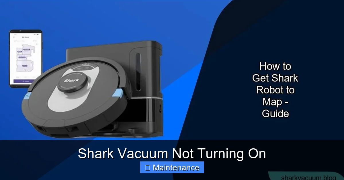 Shark Vacuum Not Turning On