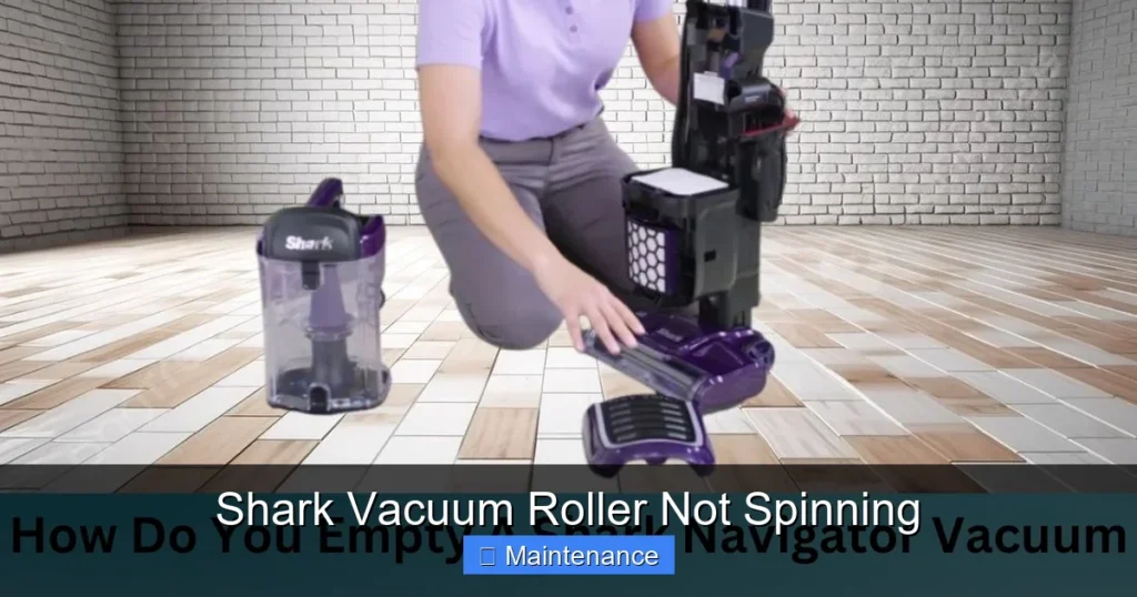 Shark Vacuum Roller Not Spinning
