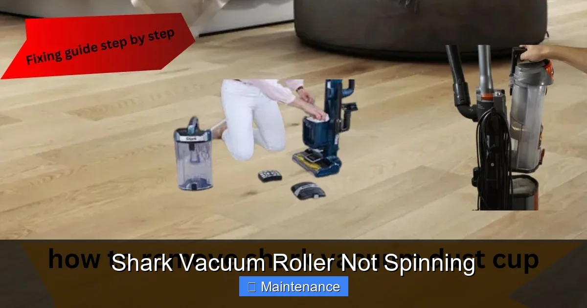 Shark Vacuum Roller Not Spinning