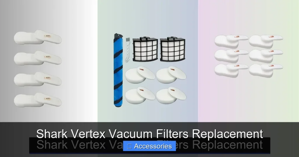 Shark Vertex Vacuum Filters Replacement