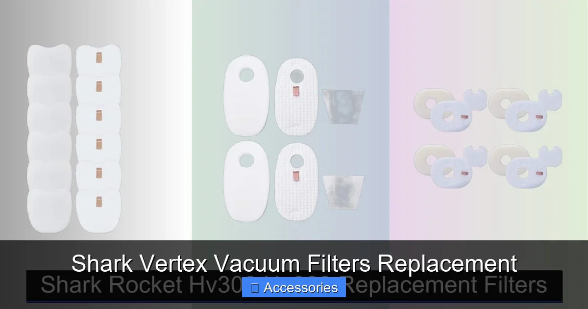 Shark Vertex Vacuum Filters Replacement