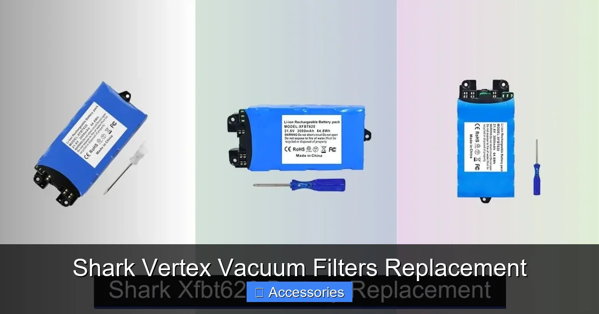 Shark Vertex Vacuum Filters Replacement