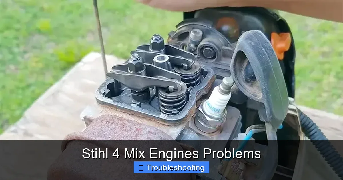 Stihl 4 Mix Engines Problems