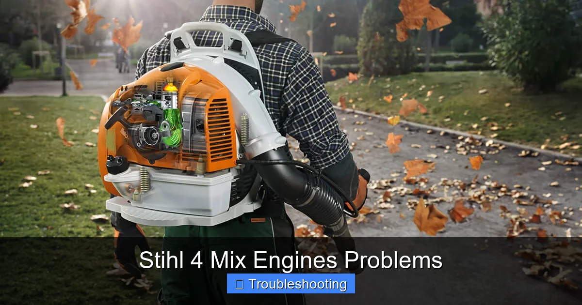 Stihl 4 Mix Engines Problems