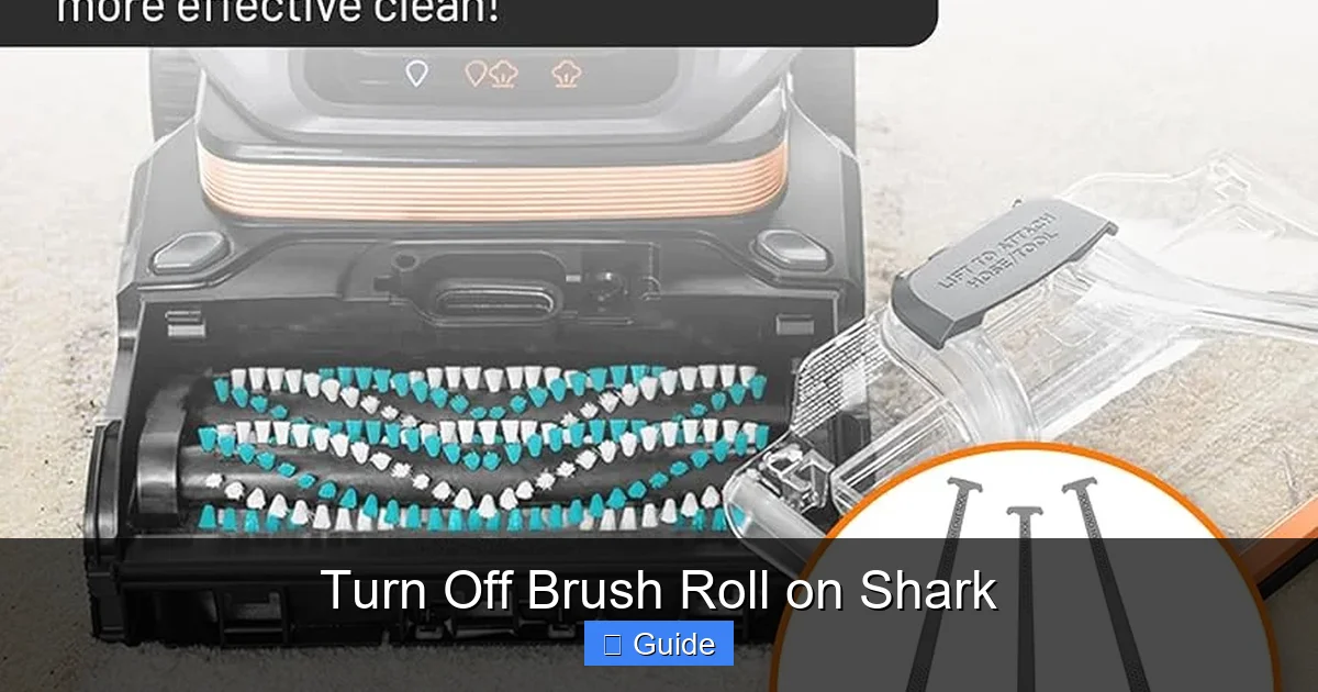 Turn Off Brush Roll on Shark