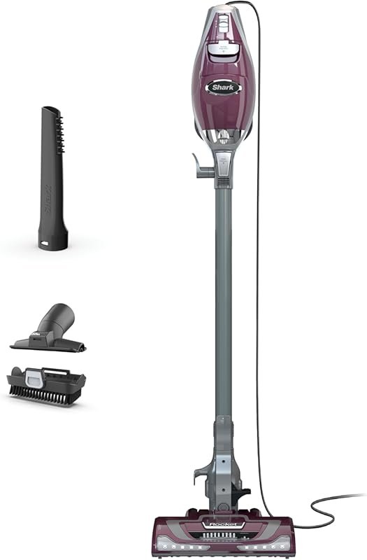 Shark HV322 Rocket Pet Plus Corded Stick Vacuum with LED Headlights, X