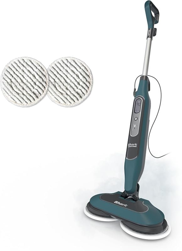 Shark Steam & Scrub Steam Mop: 2 Steam Modes, 2 Soft Scrub Pads, XL Ta