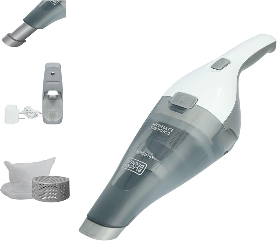 BLACK+DECKER dustbuster Cordless Rechargeable Handheld Vacuum with Wal