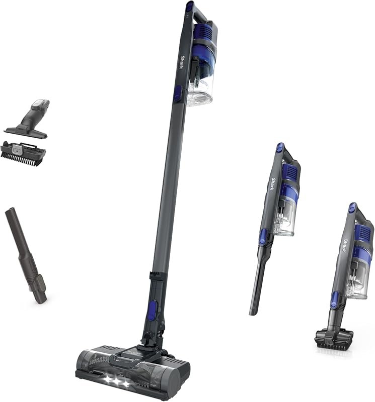 Shark IX141 Pet Cordless Vacuum Cleaner with LED Headlights, Removable