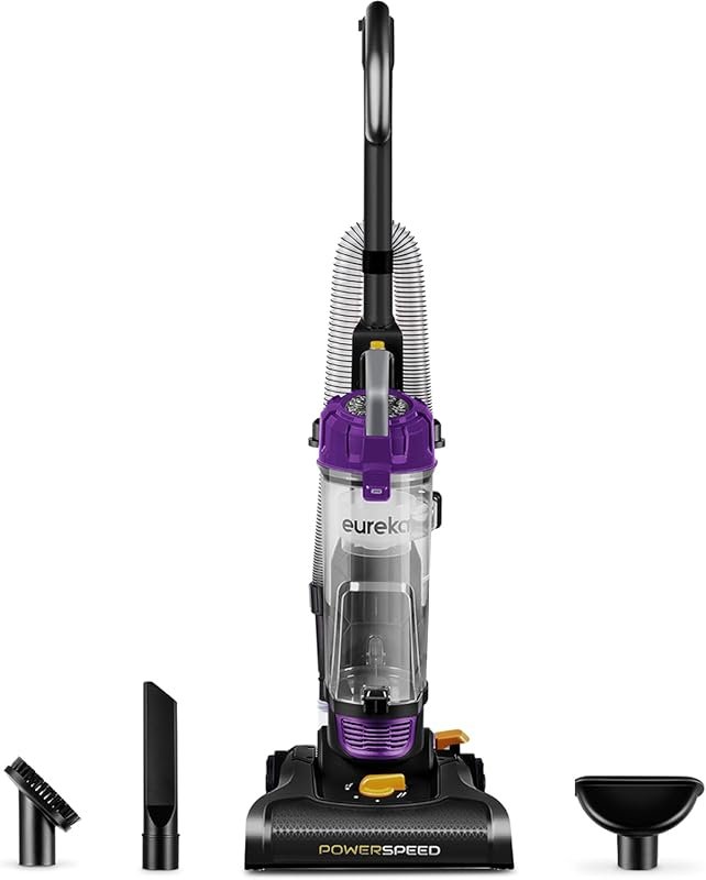 Eureka NEU182B PowerSpeed Bagless Upright Vacuum Cleaner for Powerful
