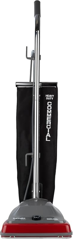 Sanitaire SC679K Tradition Upright Commercial Bagged Vacuum Cleaner - Durable Red Professional Grade for Heavy-Duty Cleaning